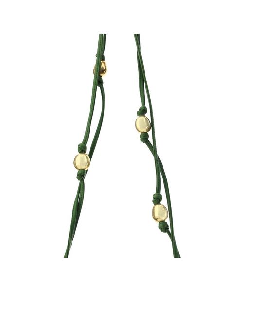 Bottega Veneta Green Braided Bucket Bag