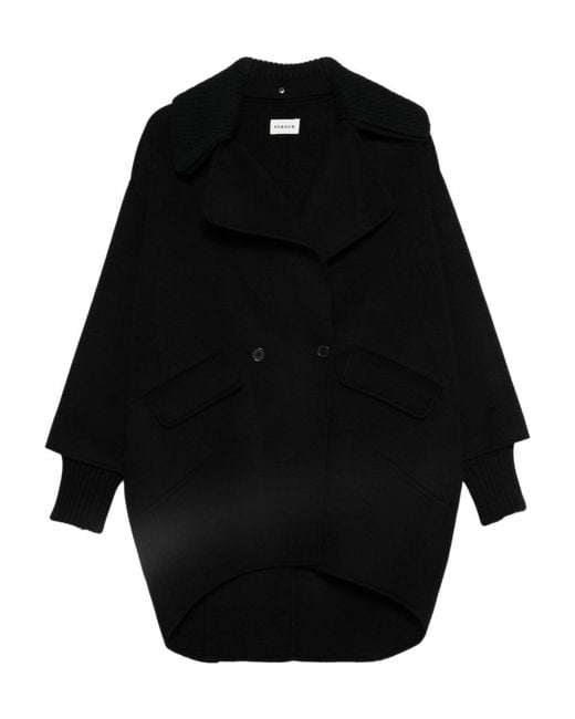 P.A.R.O.S.H. Black Long-Sleeved Coat