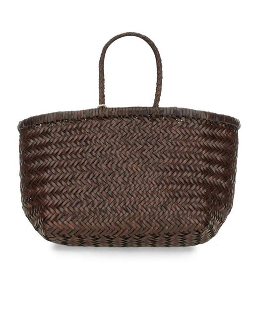 Dragon Diffusion Brown Triple Jump Small Tote Bag