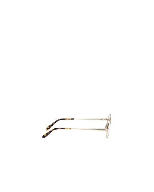 Loewe White Circular Plain Mirror for men