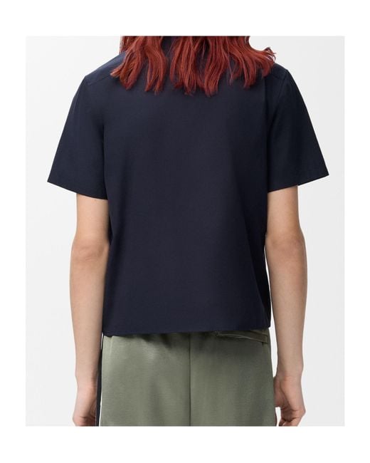 Loewe Blue Short Sleeve Shirt for men