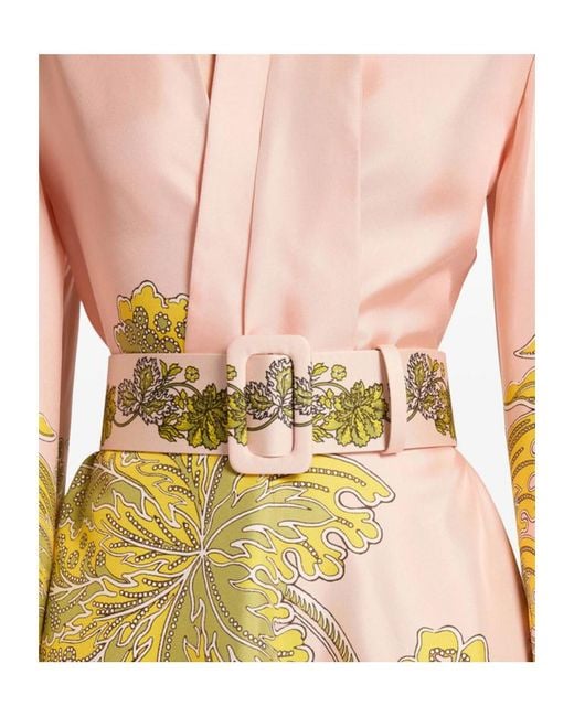LaDoubleJ White Swathe Printed Belt