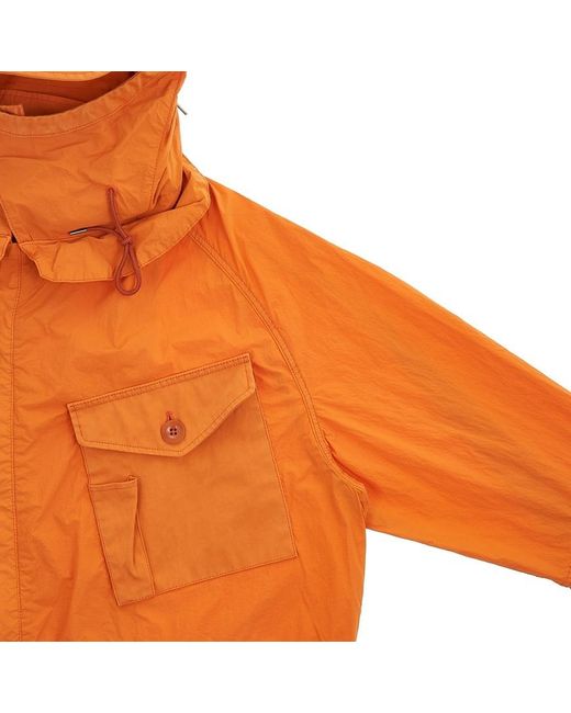 C P Company Orange Long-Sleeved Casual Jacket for men
