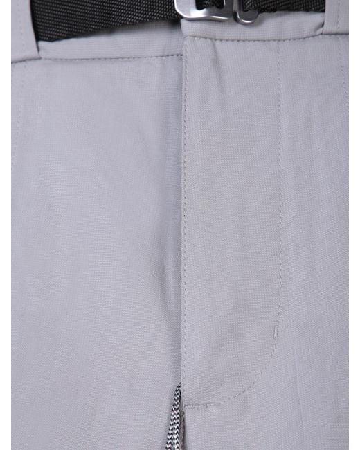 Roa Purple Logo Detailed Elasticated Waistband Shorts for men