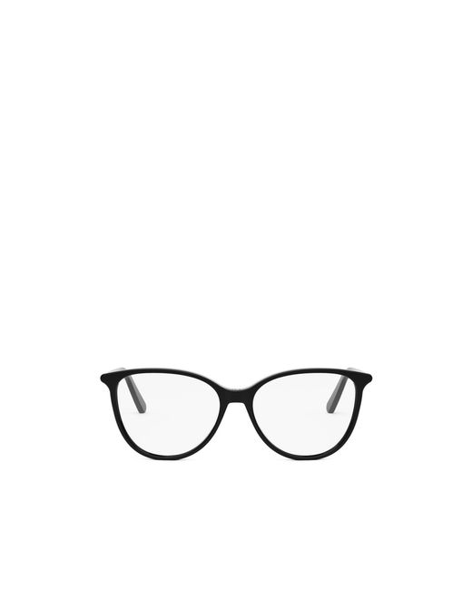 Dior White Eyewear Panthos Frame Glasses