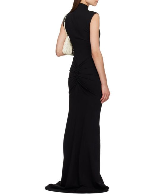 Jacquemus Black Figure-Hugging Maxi Dress