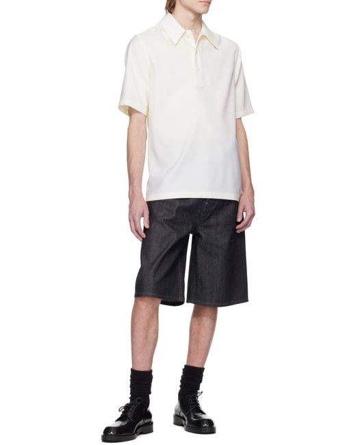 Jil Sander White Polo Shirt for men