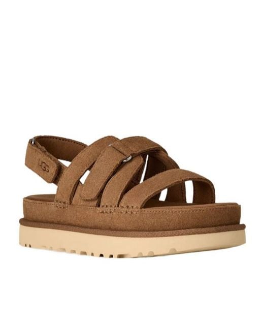 Ugg Brown Goldenstar Gleam Sandals