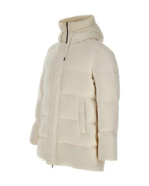 Herno Natural Long-Sleeved Down Jacket for men