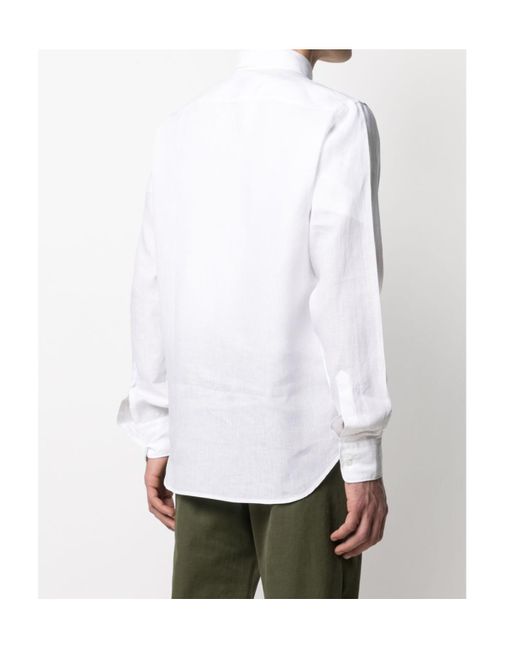 Aspesi White Breast Pocket Shirt for men