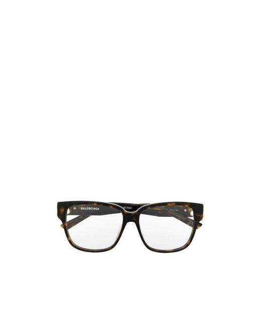 Balenciaga White Eyewear Bb0104O Rectangular Glasses And Frames