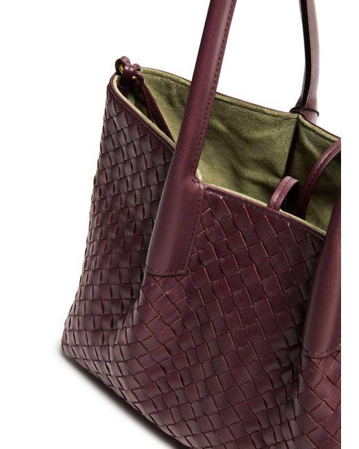 Bottega Veneta Red Pinacoteca Tote Bag
