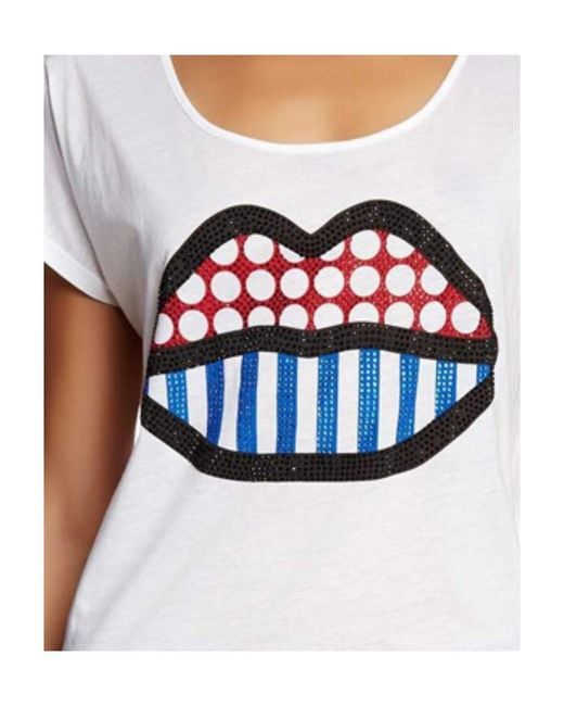 Moschino White Printed T-Shirt