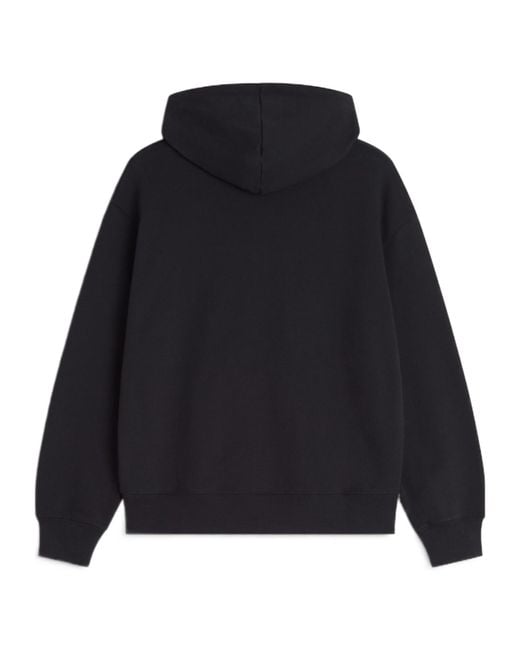 Maison Kitsuné Black Maison Kitsuné Fox Head Comfort Hoodie for men
