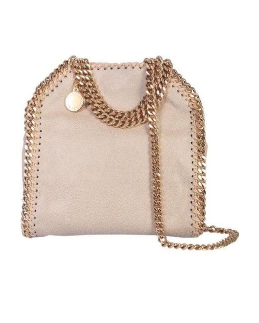Stella McCartney Natural Falabella Tiny Tote Bag