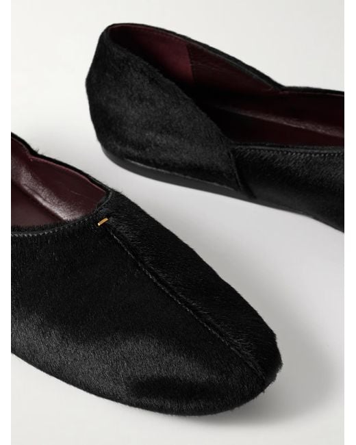 Khaite Black Jane Pointed Ballet Flat