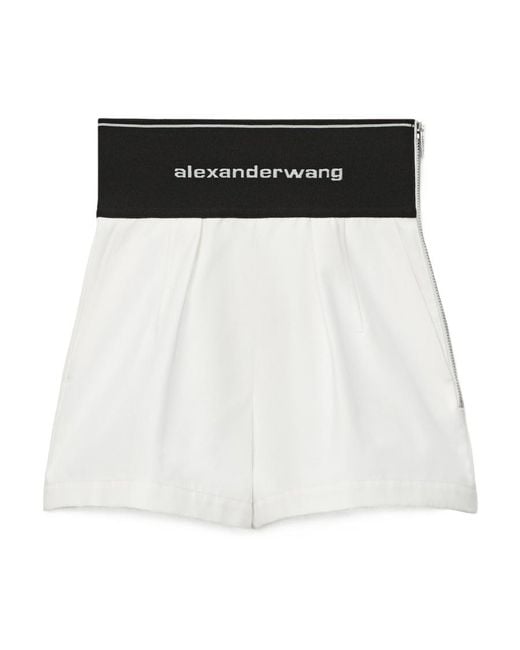 Alexander Wang Black Short Shorts