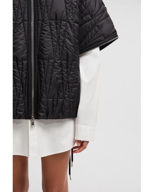 Moncler Black X Willow Smith Haissa 2-In-1 Short Down Jacket