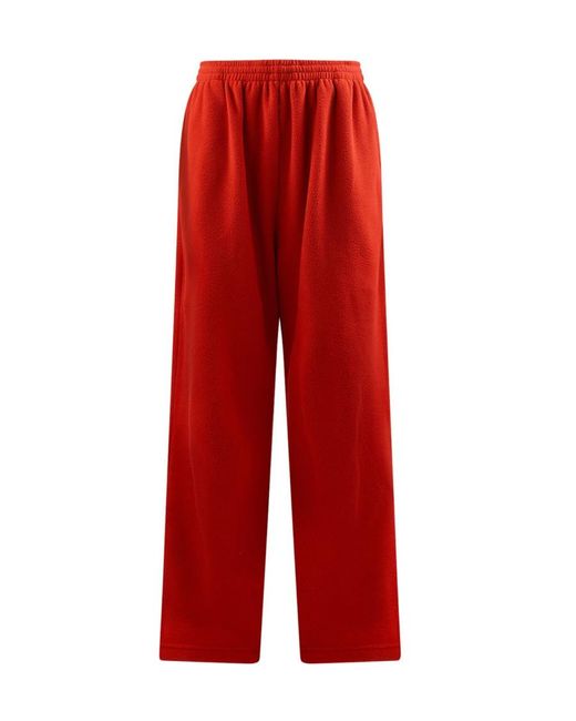 Balenciaga Red Plush Comfortable Pajamas