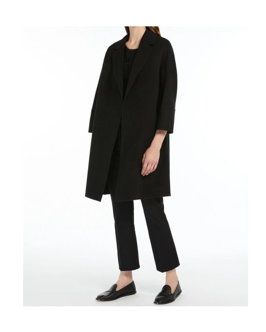Max Mara Black Long-Sleeved Coat