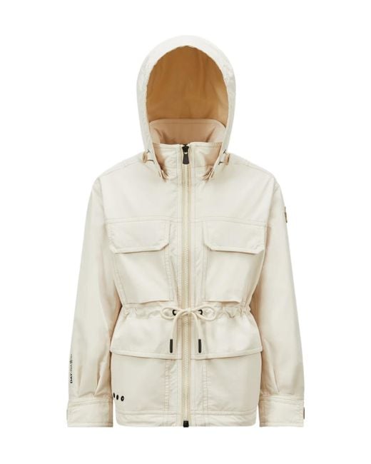 Moncler Natural Nimba Hooded Field Down Jacket