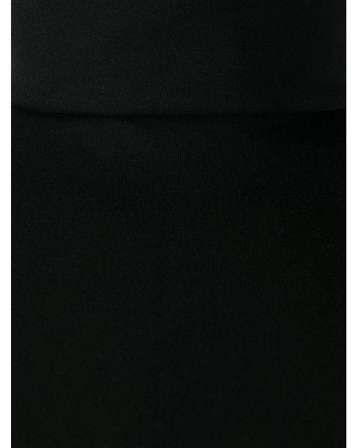 Wolford Black High Neck Viscose Bodysuit