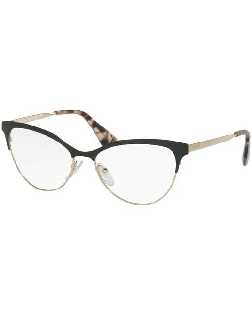 Prada White Logo Flat Mirror