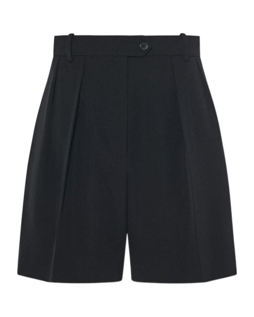 The Row Black Efron Shorts