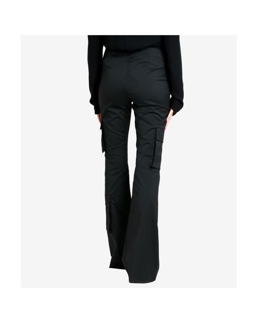 Philosophy Di Lorenzo Serafini Black Low-Rise Casual Pants