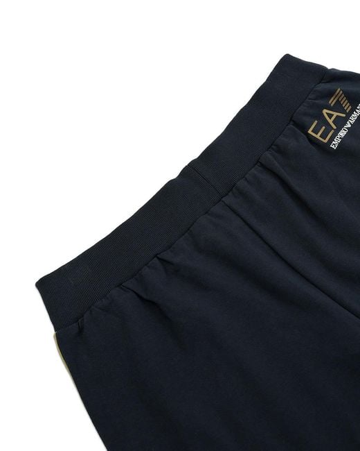 EA7 Blue Logo Sweatpants for men
