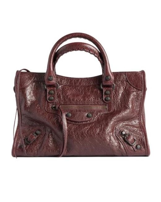 Balenciaga Brown Le City Bag Small