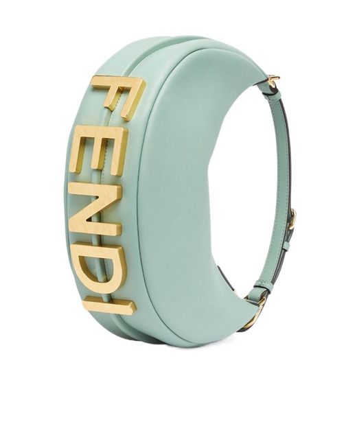 Fendi Green Mint Leather Bag