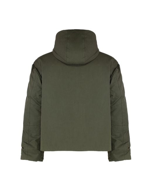 K-Way Green Guillermo Hooded Jacket for men