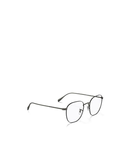Oliver Peoples White Square Mirror for men