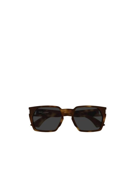 Saint Laurent Black Eyewear Sl 894 Rectangular Sunglasses for men