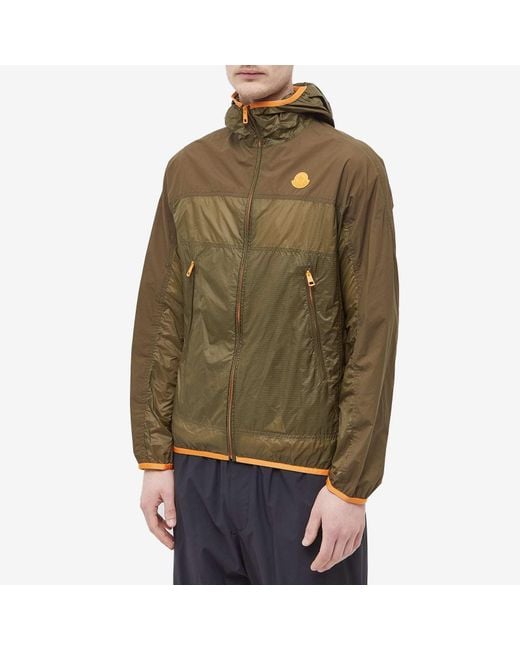 Moncler Green Logo Casual Jacket for men
