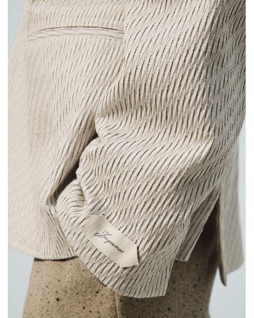 Jacquemus White The Palmier Tailored Jacket for men