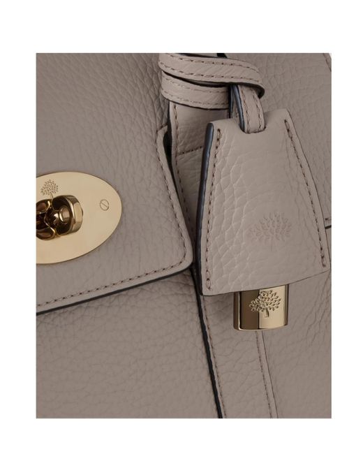 Mulberry Gray Small Bayswater Satchel Shoulder Bag