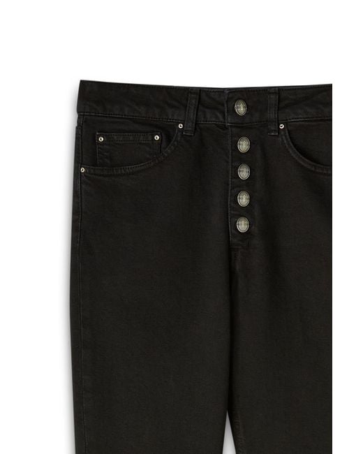 Dondup Black Multi-Pocket Jeans