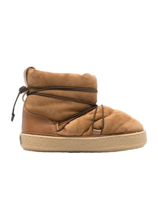 Isabel Marant Brown Heta Padded Ankle Boots