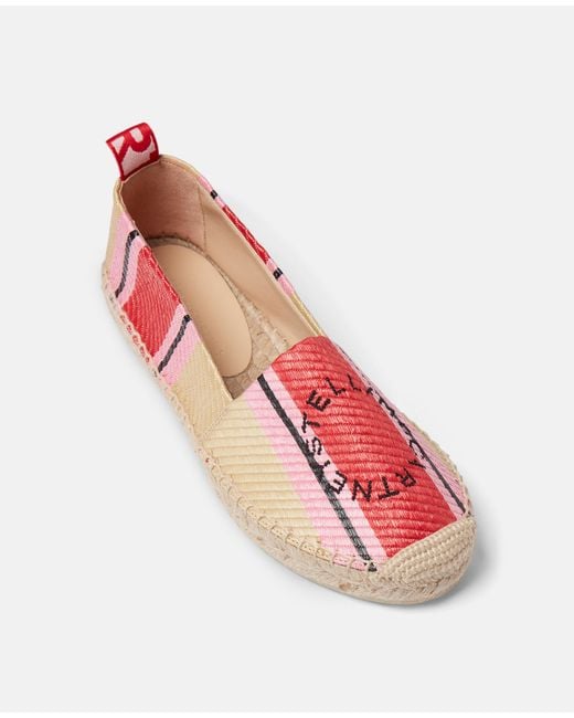 Stella McCartney Pink Color-Block Espadrilles