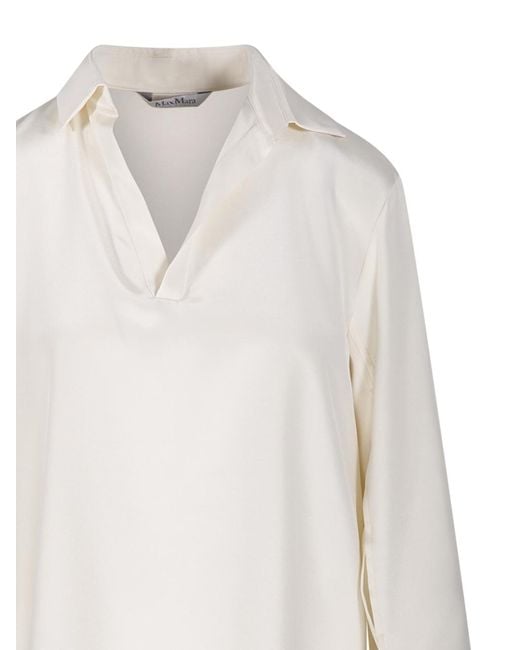 Max Mara White Dover Blouse