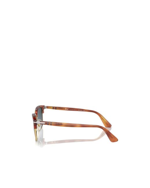 Persol Blue Geometric Frame Sunglasses for men