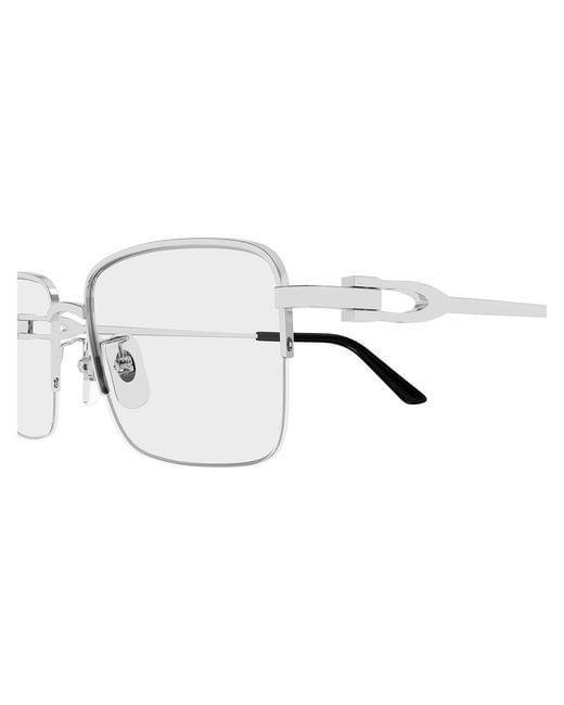 Cartier Multicolor Rectangle-Frame Glasses for men