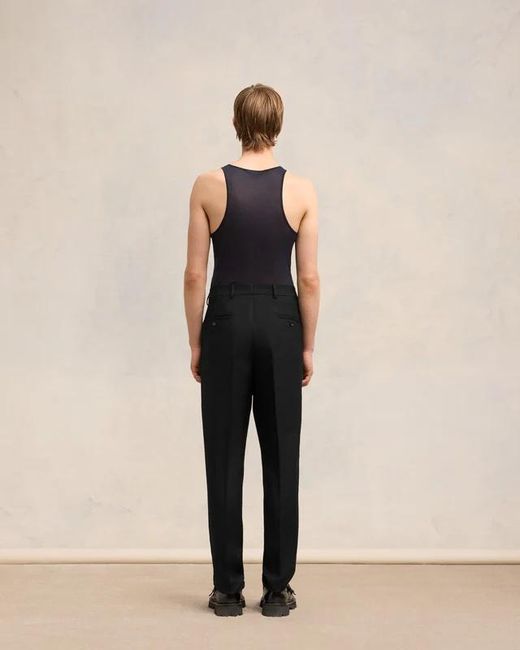 AMI Black Ami Cigarette Trousers for men