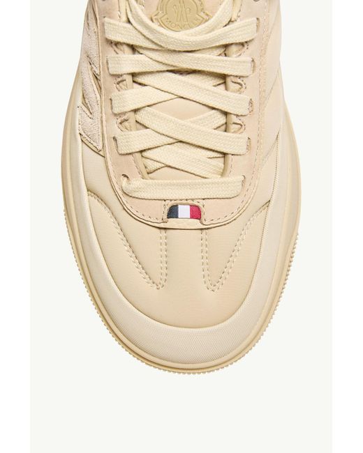 Moncler Natural Altive Nubuck Suede Sneakers