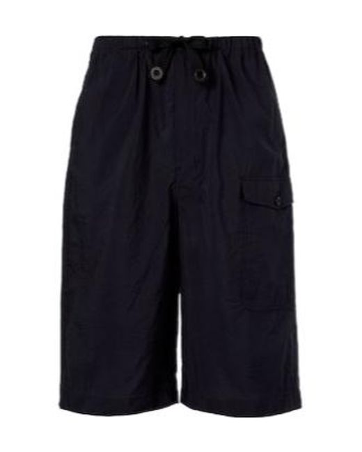 Lemaire Blue Cotton-Blend Bermuda Shorts for men