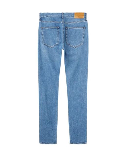 Loro Piana Blue Belt-Strap Jeans for men