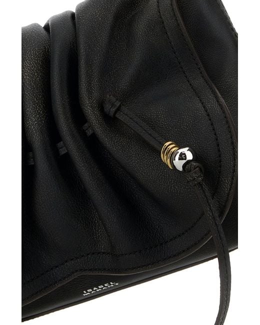 Isabel Marant Black Bolton Pouch Bag