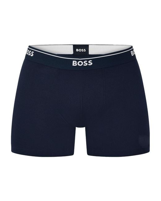 Boss Blue Boxer Briefs for men
